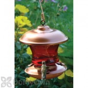 Woodlink Brushed Copper and Ruby Glass Hummingbird Feeder 16 oz. (WLH5)