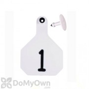 Y - TEX White All American 4 - Star Combo Large Tags Numbered 