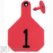 Y - Tex Red All American 4-Star Combo Large Tags Numbered 