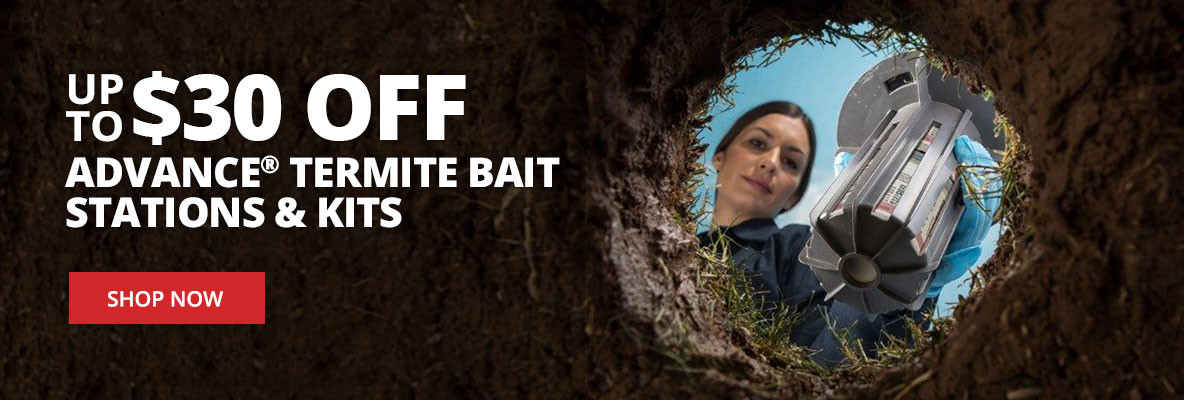 Save up to $30 Advance Termite Bait Stations & Kits