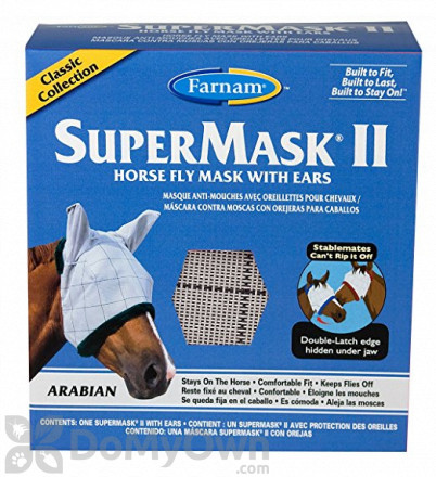 Farnam SuperMask II Horse Fly Mask with Ears 