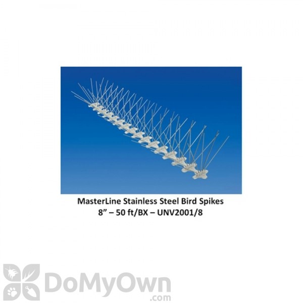 MasterLine Bird Spike System - Stainless Steel - (50 ft. x 8 in.