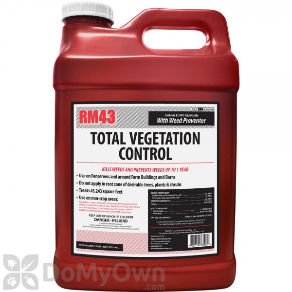 RM43 43% Glyphosate Plus Weed Preventer - 2.5 Gallon