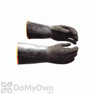 image of Unlined Latex Rubber Grip Gloves
