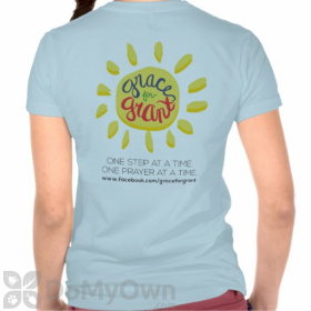 Grace for Grant Against Cancer T-Shirts - Blue