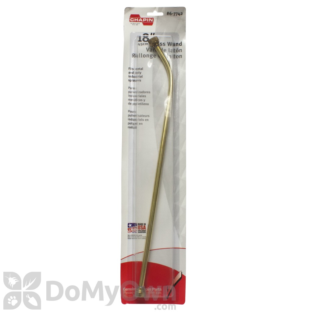 Chapin Curved Brass Extension Wand For Industrial Sprayers 18 in. (67742)
