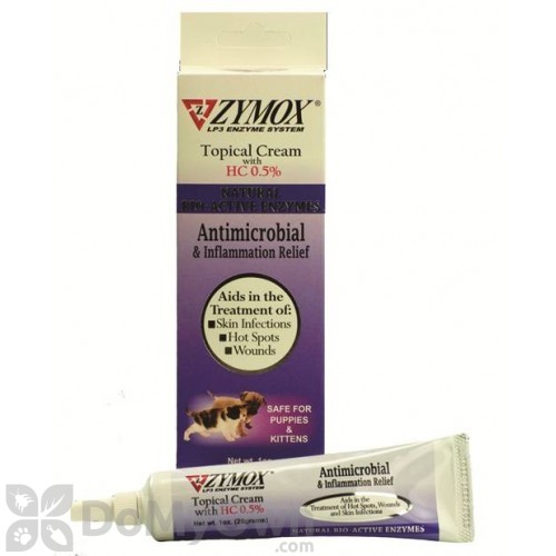 Zymox Topical Cream for Hot Spots and Skin Infections