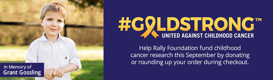 DoMyOwn is Goldstrong - United Against Childhood Cancer.